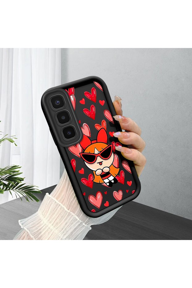 Infinix Hot 60 Pro Plus Compatible Black Silicone Case with Shockproof Camera Protection