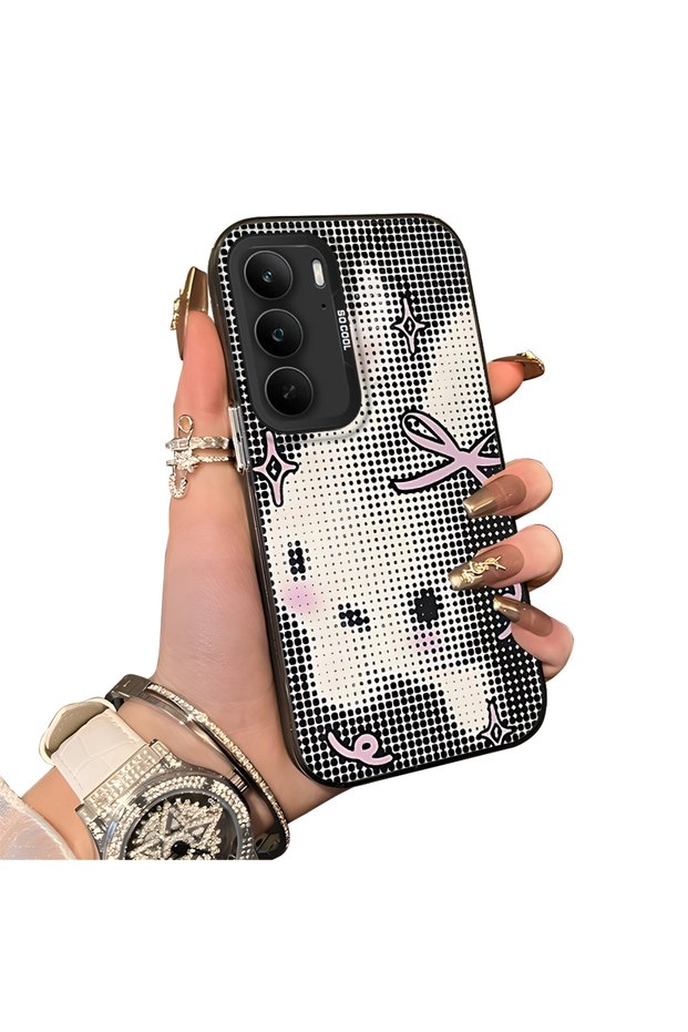Realme C75 4g Compatible Hard Acrylic Back Silicone Edge Lens Protection Case