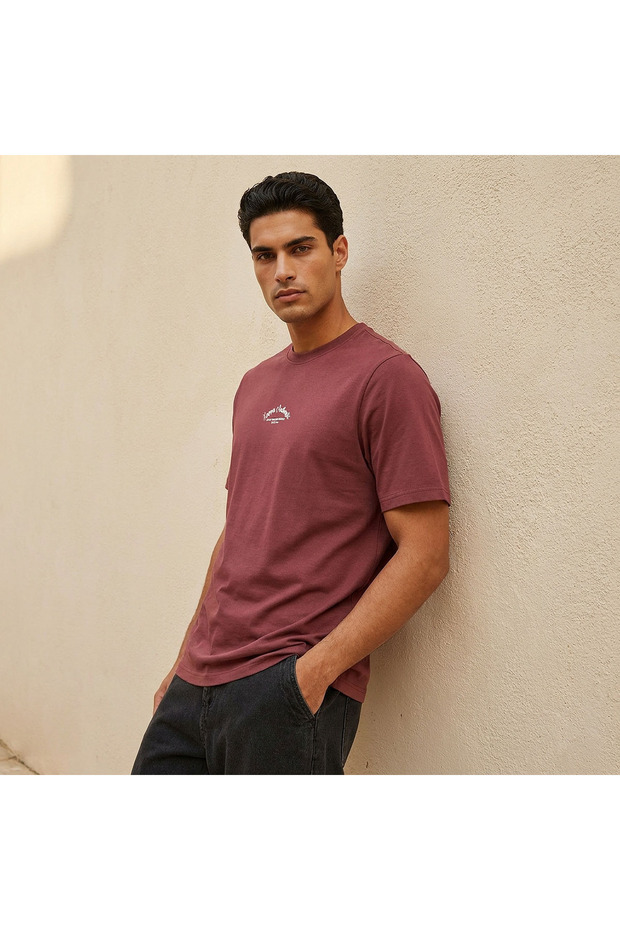 MEN COTTON LOGO TEE