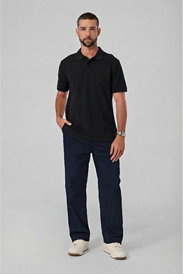 Manfredi Men's Active Slim Fit Polo T-Shirt