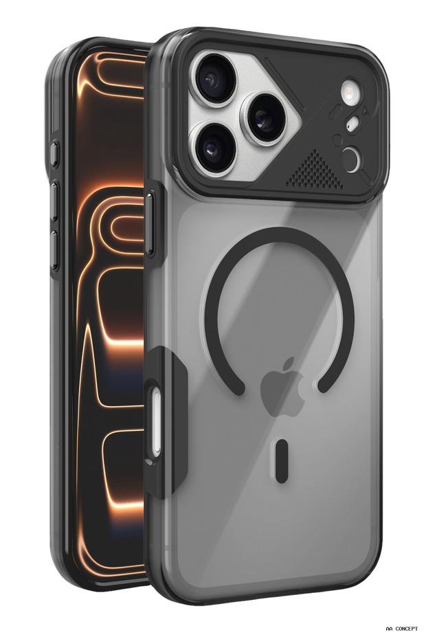 Concepta iPhone 17 Pro Zinko Magsafe Cover (154654) - Black