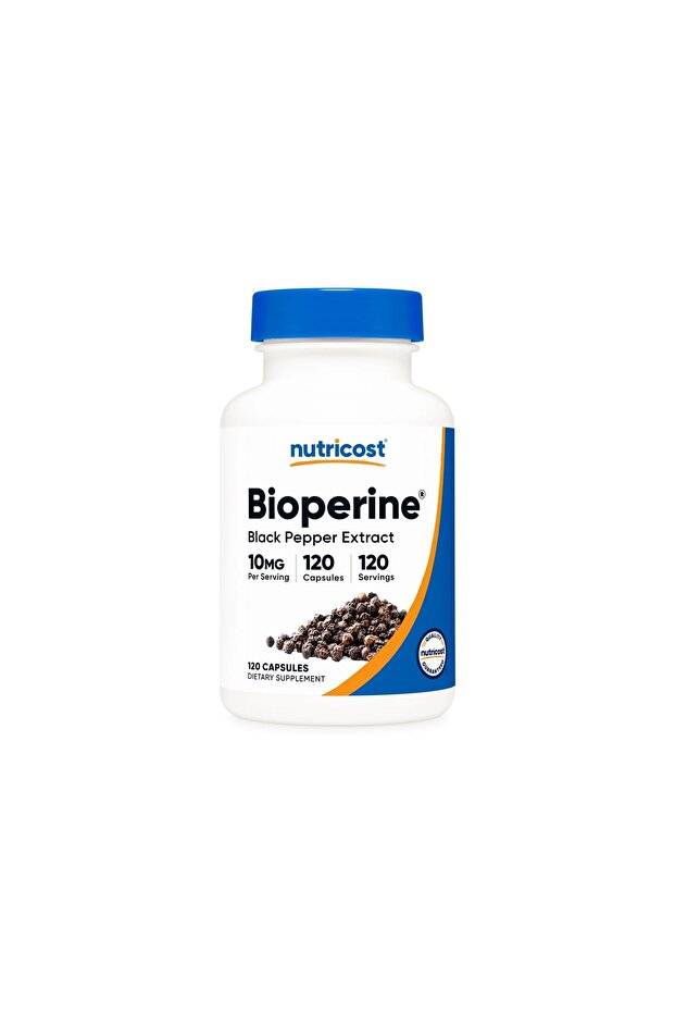 Bioperine Black Pepper Extract 10 Mg 120 Capsules Usa Origin