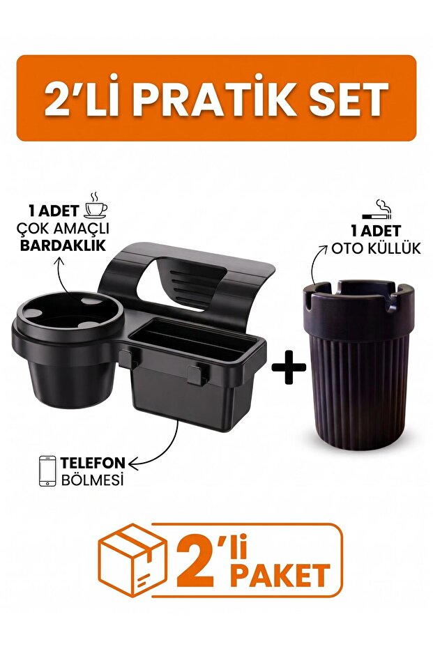 KAPIYA GEÇMELİ BARDAKLIK + KÜLLÜK