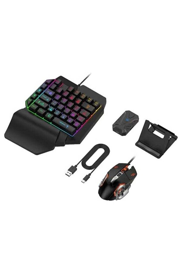 High-Performance Gaming Set – MIX Lite Mouse & Keyboard + Mobile Converter & Customization