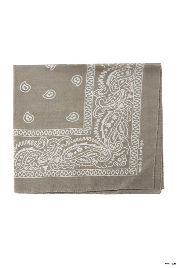 Muratech Tile Patterned Bandana (170605) 50X50 Gray