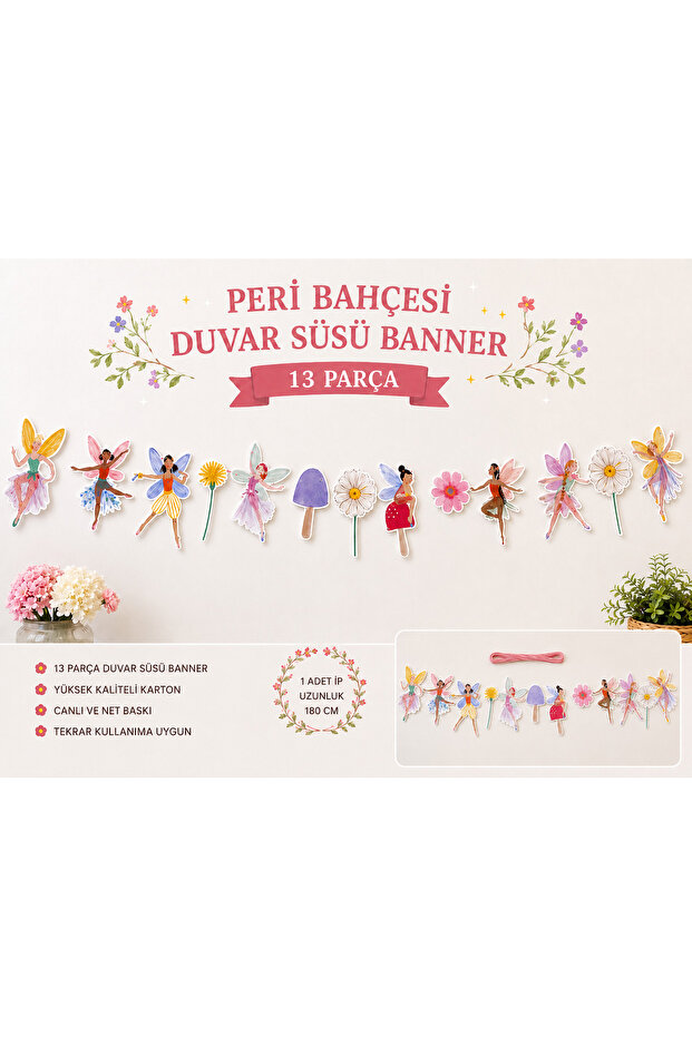 Perikızı Themed Wall Decoration Ornament Birthday