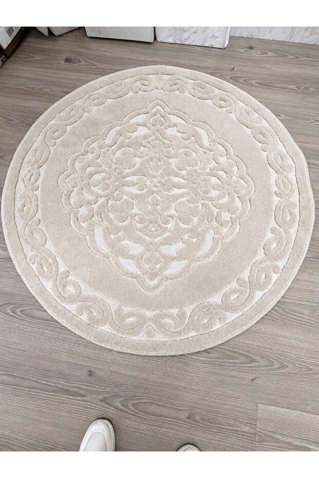 Washable Soft Bath Mat 120 X 120 Round