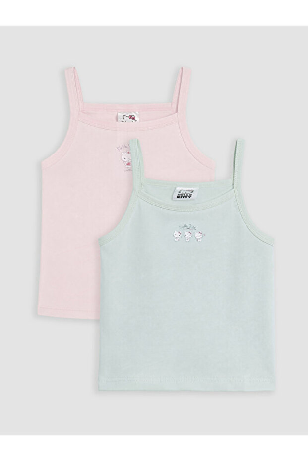 Esvab • Modern & Distinctive Hello Kitty Printed Girls' Tank Top 2-Pack