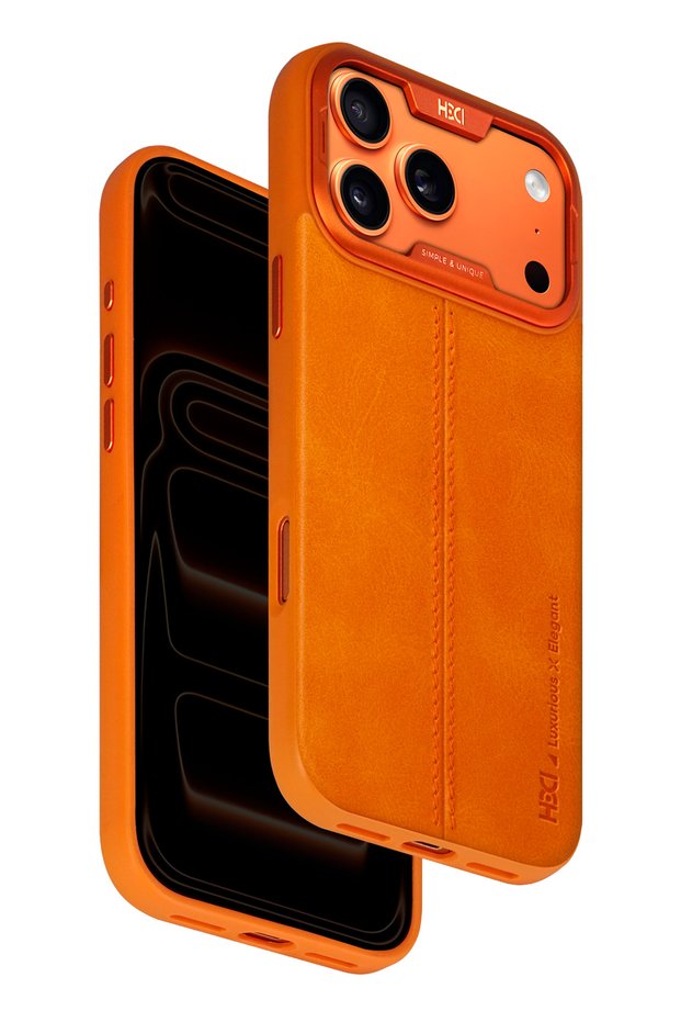 iPhone 17 Pro Hbc-467 Chlorite Magneticsave Cover Compatible with Apple - Orange