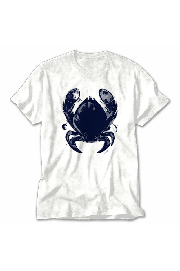 Women's Cancer Zodiac Moon Cycle Design - White