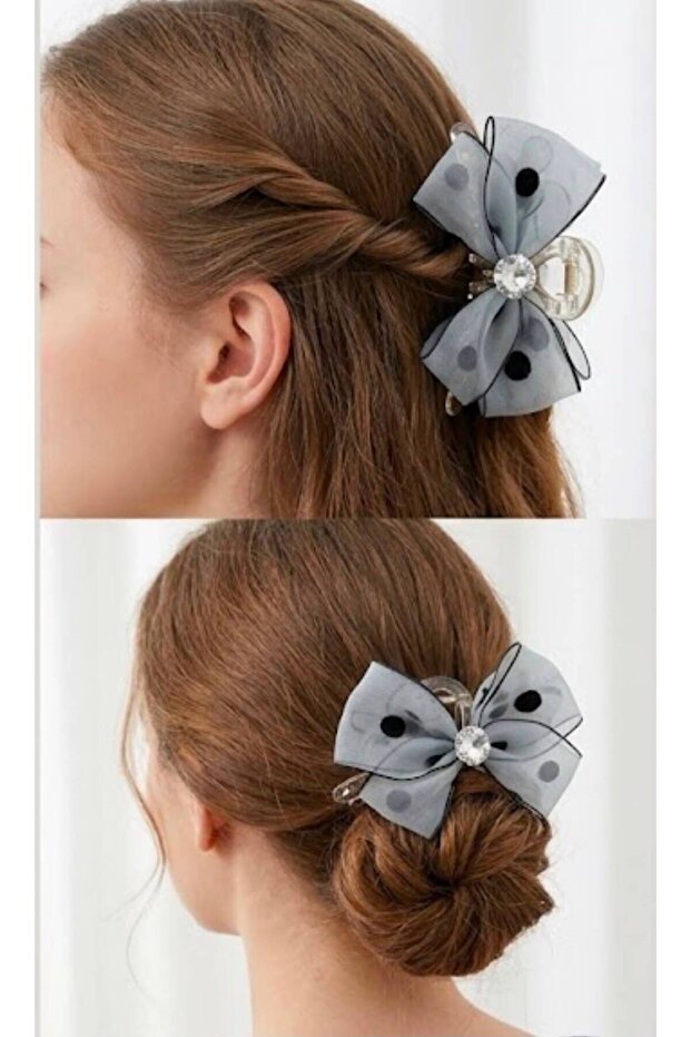 3-Piece Plastic Latch Clasp Set with Polka Dots (Bc-1311)
