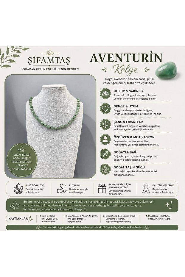 Aventurine Natural Stone Necklace
