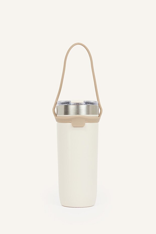 School Unisex 710 ml Thermos Flask with Strap and Lid H8544Axns