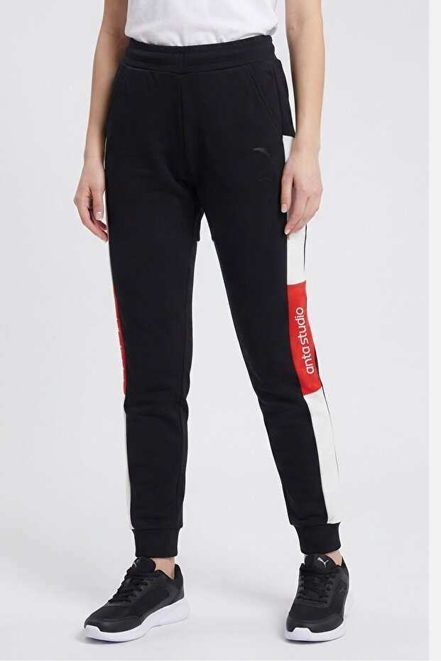 Women Regular Fit Outdoor Sweatpants, Black
