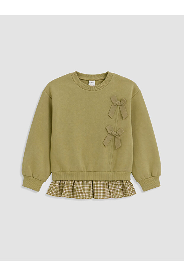 I Zero Roba Collar Bowknot Thick Sweatshirt for Girls from Freezen Store