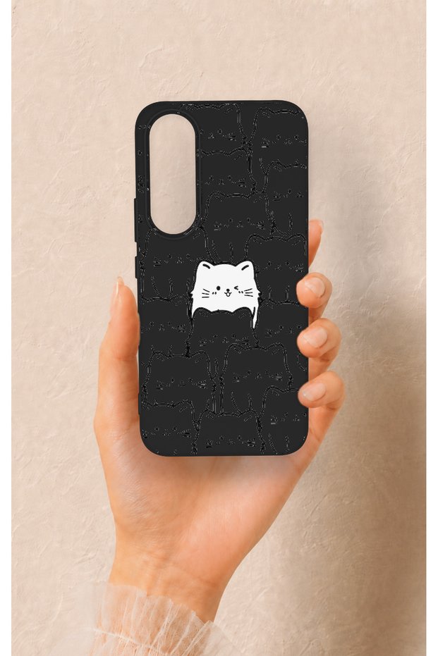 Vivo V70 Fe 5g Compatible Many Cats Patterned Silicone Case