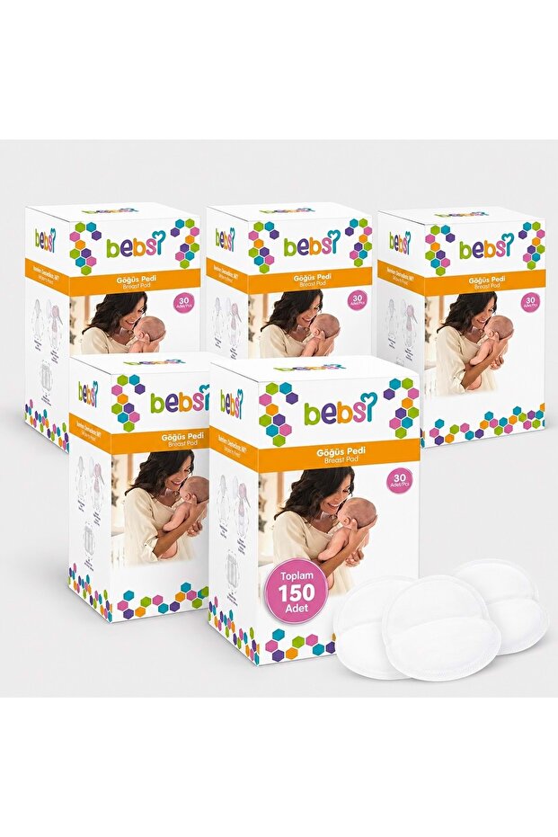 Breast Pads (30 Pieces) Economic Pack 150 Pieces (5Pk*30)