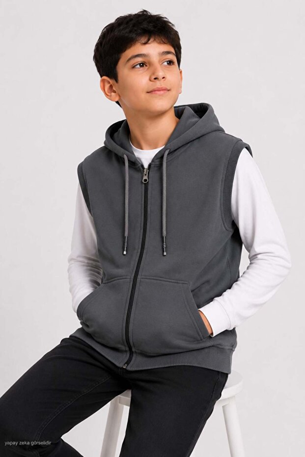 Children's Combed Cotton 2-Strand Vest 04911-1