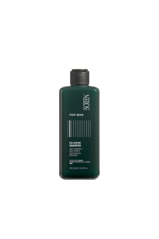 Oily and Dandruff Scalp Balancing Shampoo for Men 250 ml - Purifying Anti-Dandruff Sebum Control Shampoo