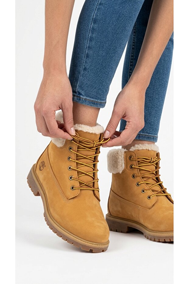 Women's Boots Lace-Up Furry Thick Platform Sole Winter Casual Outdoor Comfortable Model B Tb0A2Pu67541