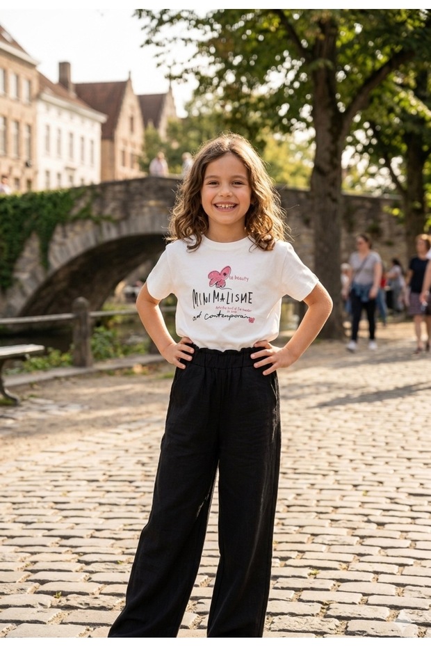 Cichlid minimalism girl's pant set