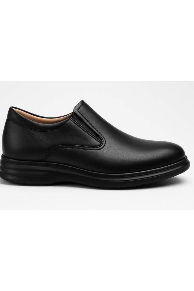 Genuine Leather Heel Spur and Diabetic Special Production Daily Men's Shoes Te0377