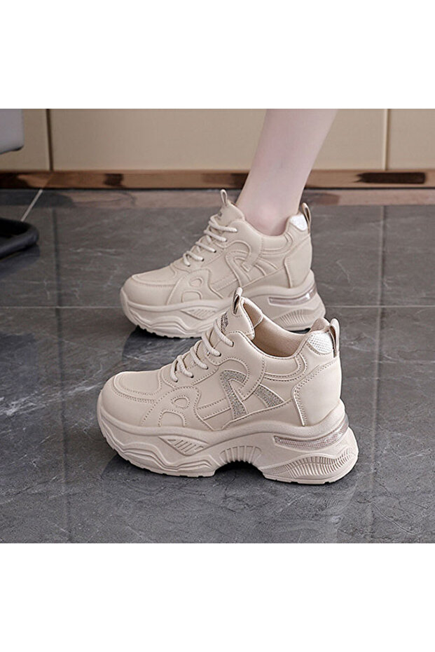 Women's Chunky Lace-Up Sneakers