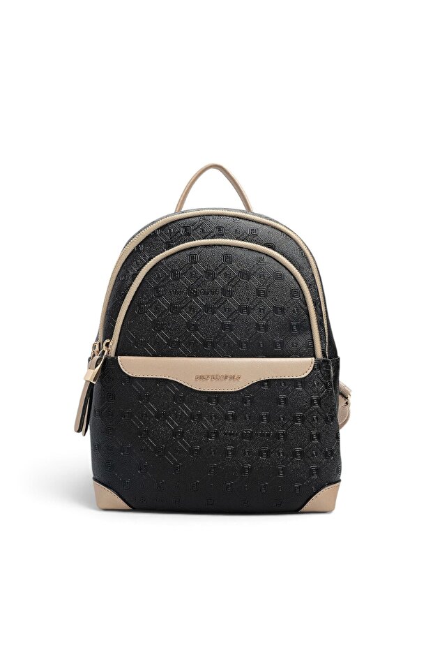 Black - Women's Backpack with S.Nut Logo Sp1265