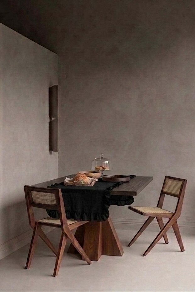 Linen Cotton Runner 40X130 Washed Table Runner