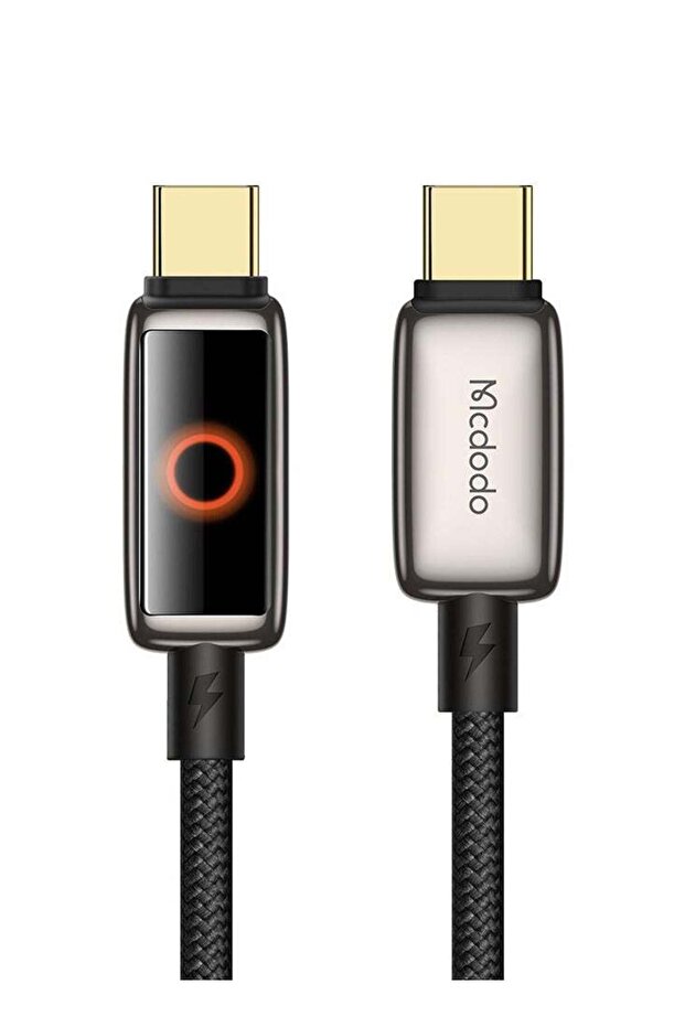 High-Power CA6680 USB-C to USB-C Cable – 100W with LED Display & Auto Shutoff