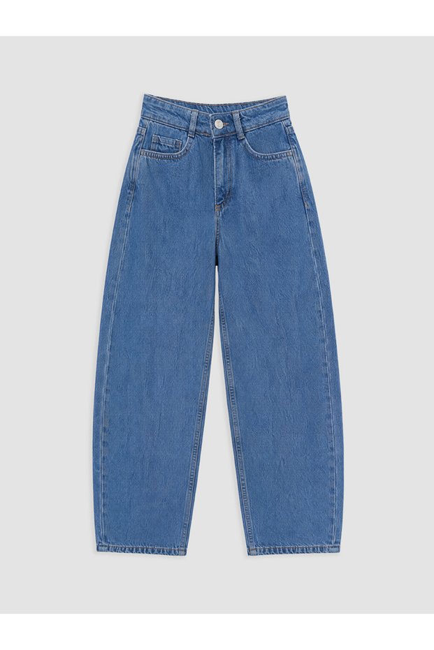 Barrel Fit Girls' Jeans