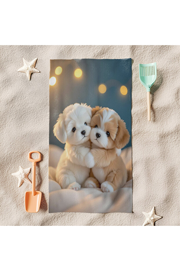 Cute Dogs Beach Towel M64