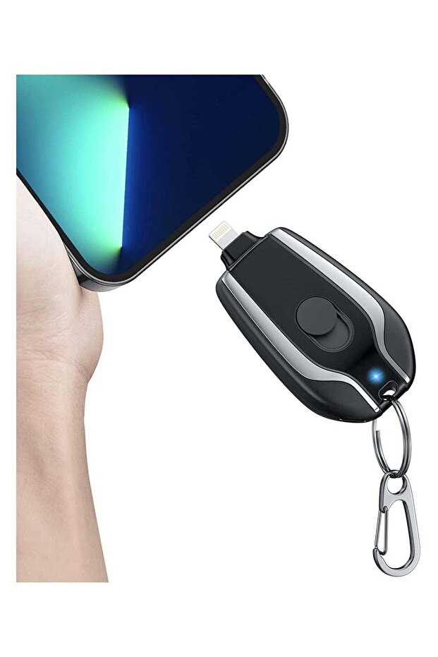 Mini Keychain Power Bank 1500Mah For Both Android and IOS