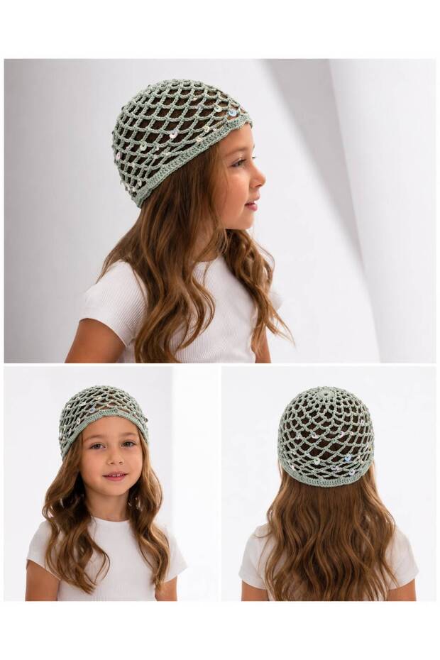Water Green Knitwear Beanie