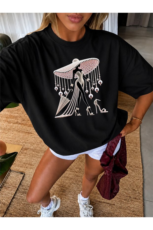 Unisex Stylish Comfortable Oversize Cotton Crew Neck T-Shirt with Special Design Code 30