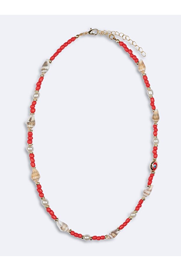 Red Beaded Necklace