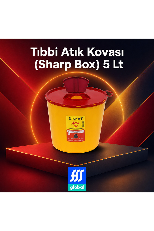 Tıbbi Atık Kovası (Sharp Box) 5Lt