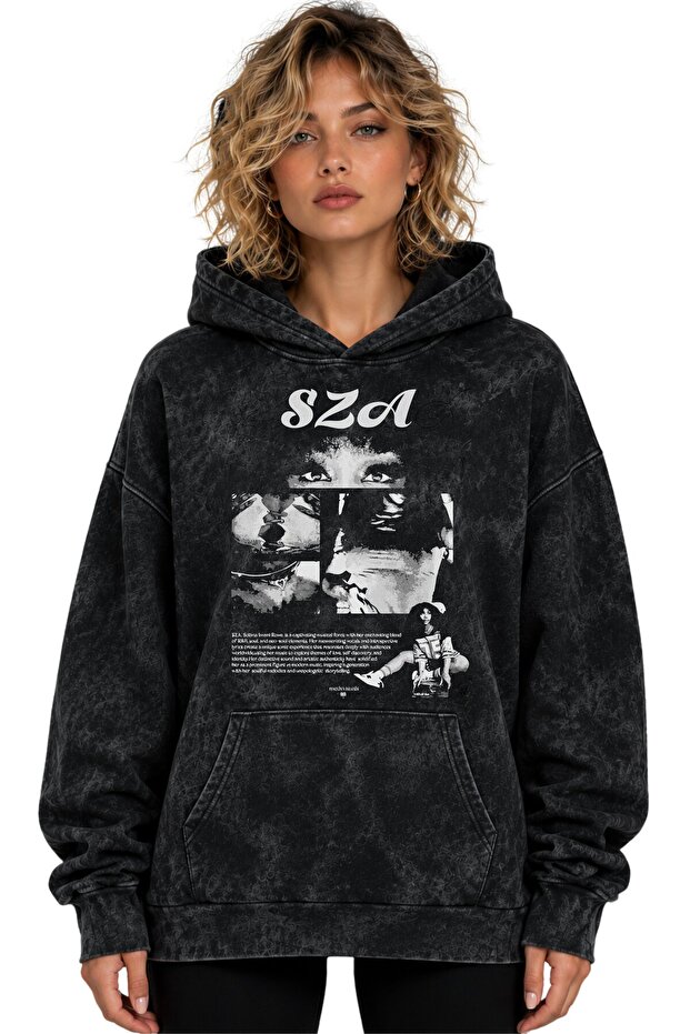 Sza Rapper Singer Printed Unisex Oversize Premium Washable Hoodie Sweatshirt