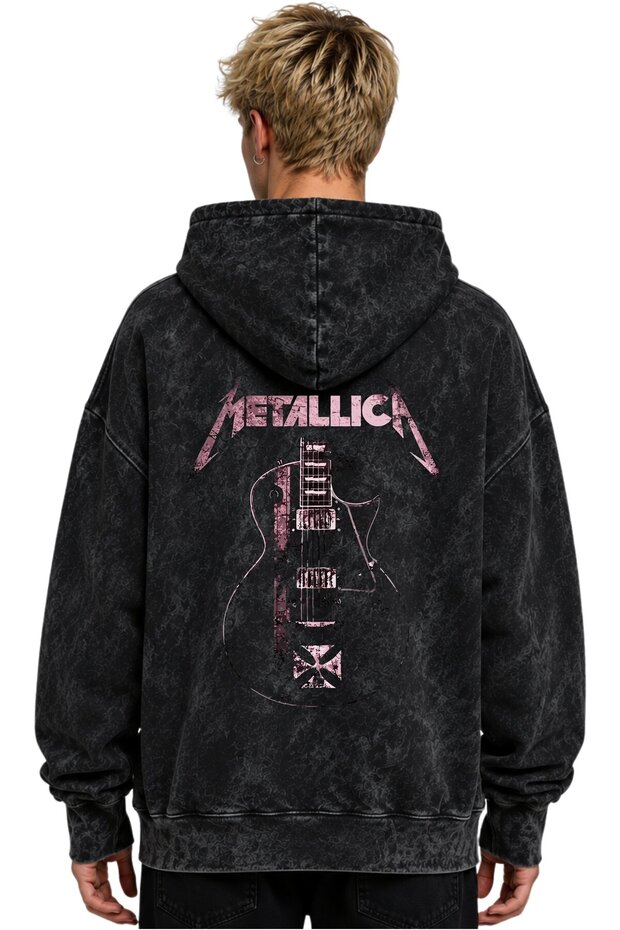 Metallica Rock Metal Music Band Printed Unisex Oversize Premium Washable Hoodie Sweatshirt
