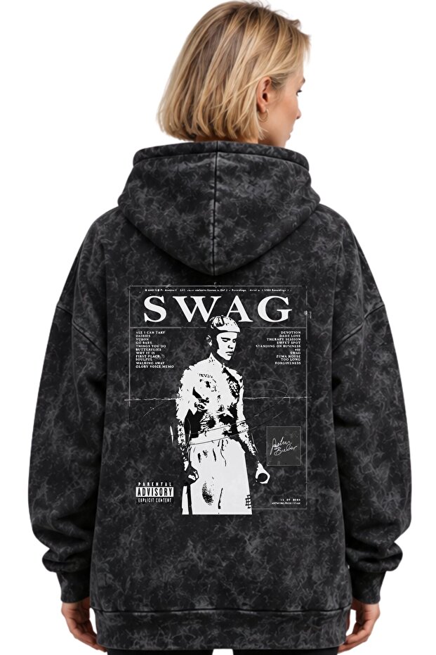 Justin Bieber Singer Printed Unisex Oversize Premium Washable Hoodie Sweatshirt