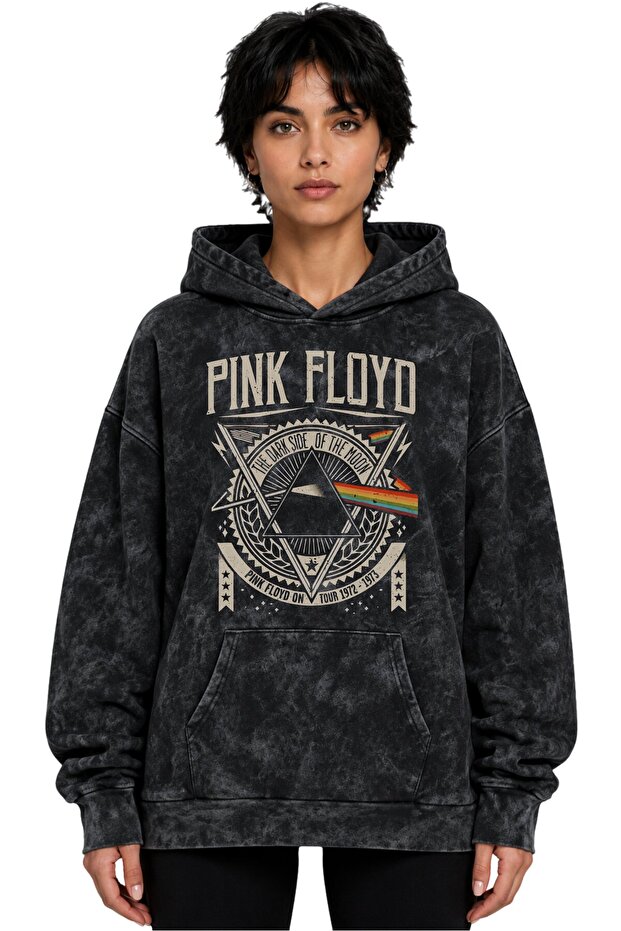 Pink Floyd Music Group Printed Unisex Oversize Premium Washable Hoodie Sweatshirt