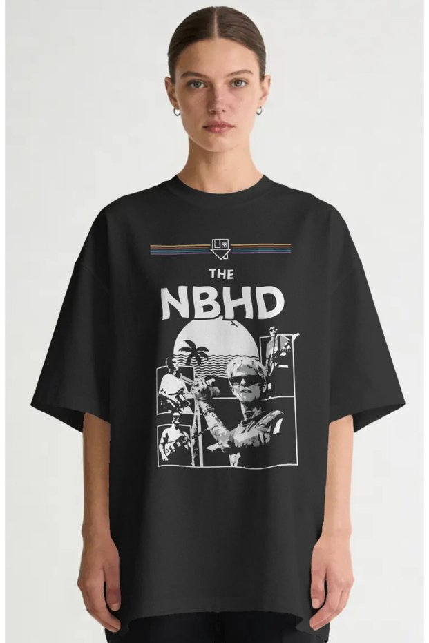 The Neighbourhood Rock Metal Music Band Printed Unisex Oversize Premium T-Shirt