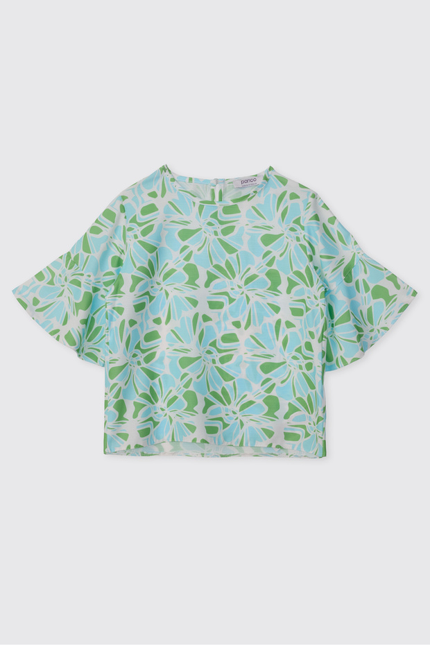 Girl's Green Blouse