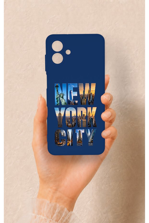 Samsung A07 Compatible New York City Patterned Silicone Case