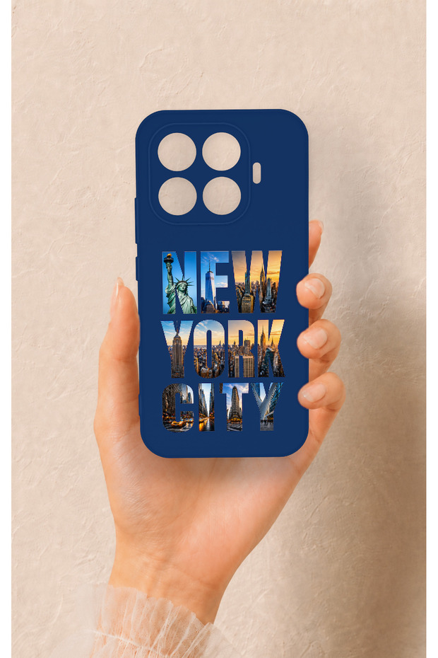Mi 17t 5g Compatible New York City Patterned Silicone Case