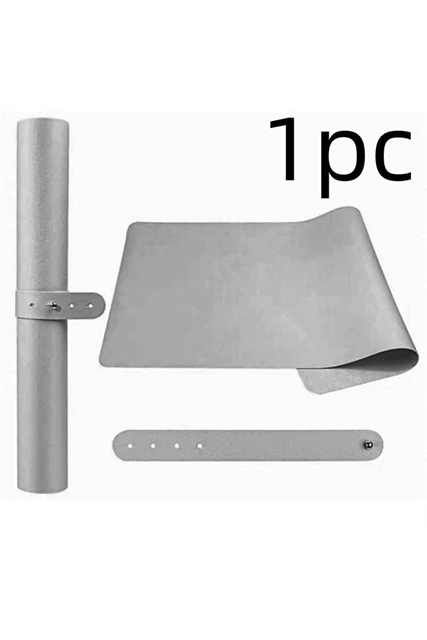 1pc Grey Nail Art Table Mat Soft Foldable Manicure Hand Rest Pad Waterproof Scratch Easy-Clean Offic