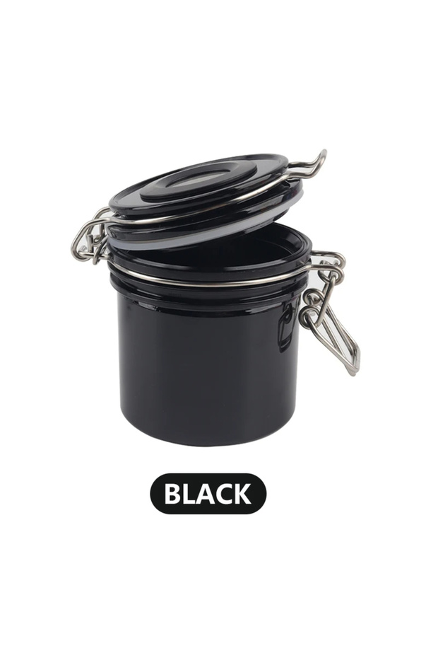 black Eyelash Extension Glue Storage Tank With Temperature and Hygrometer Activated Carbon Seal Leak