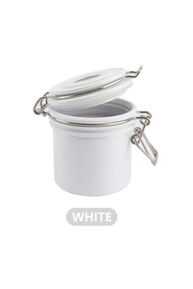 white Eyelash Extension Glue Storage Tank With Temperature and Hygrometer Activated Carbon Seal Leak