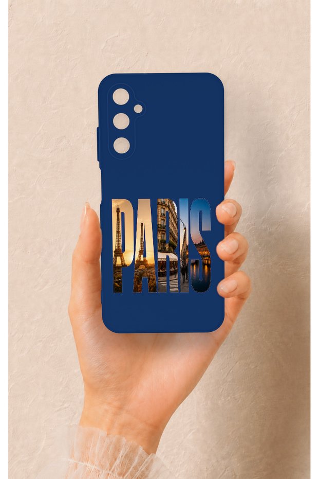 Samsung A05S Compatible Paris Patterned Silicone Case
