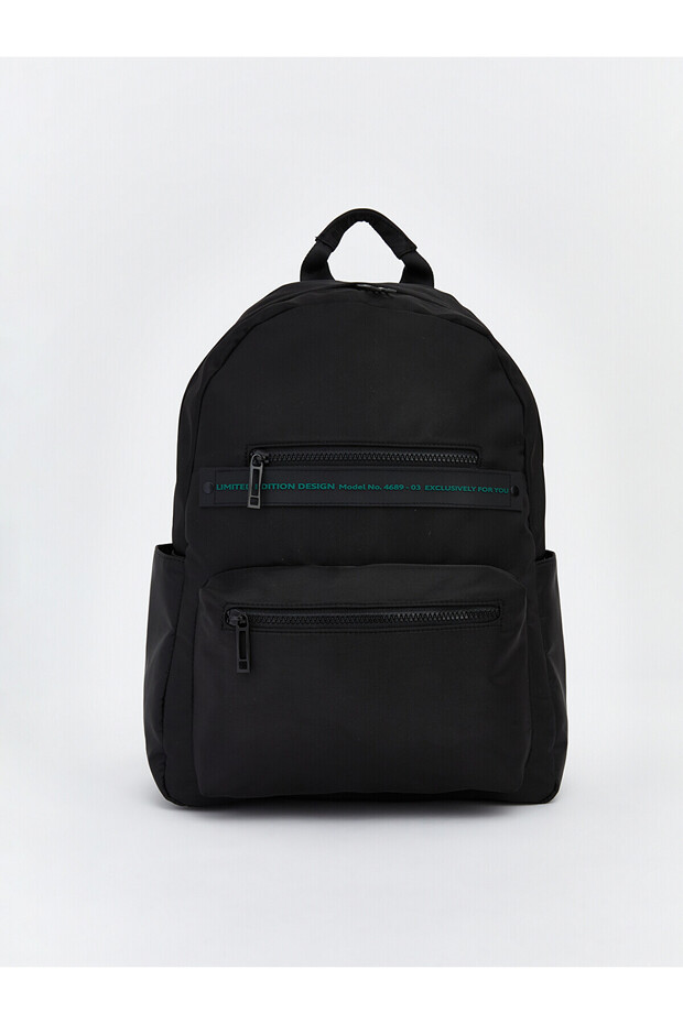 Trendlucky Men's Backpack with Zipper with Difference in Color